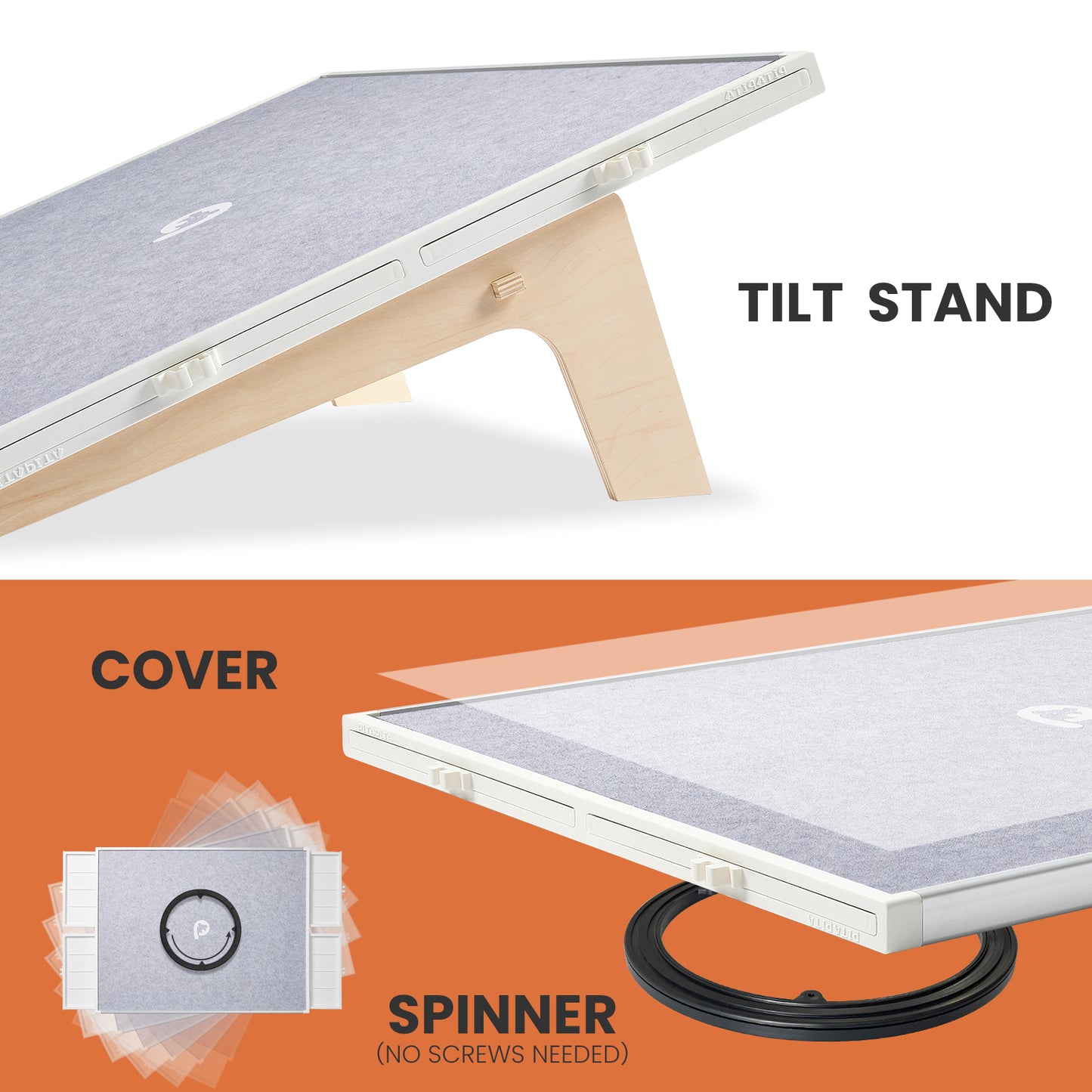 Puzzle Board – Portable Board for Puzzles, Lego Building & Gift Giving