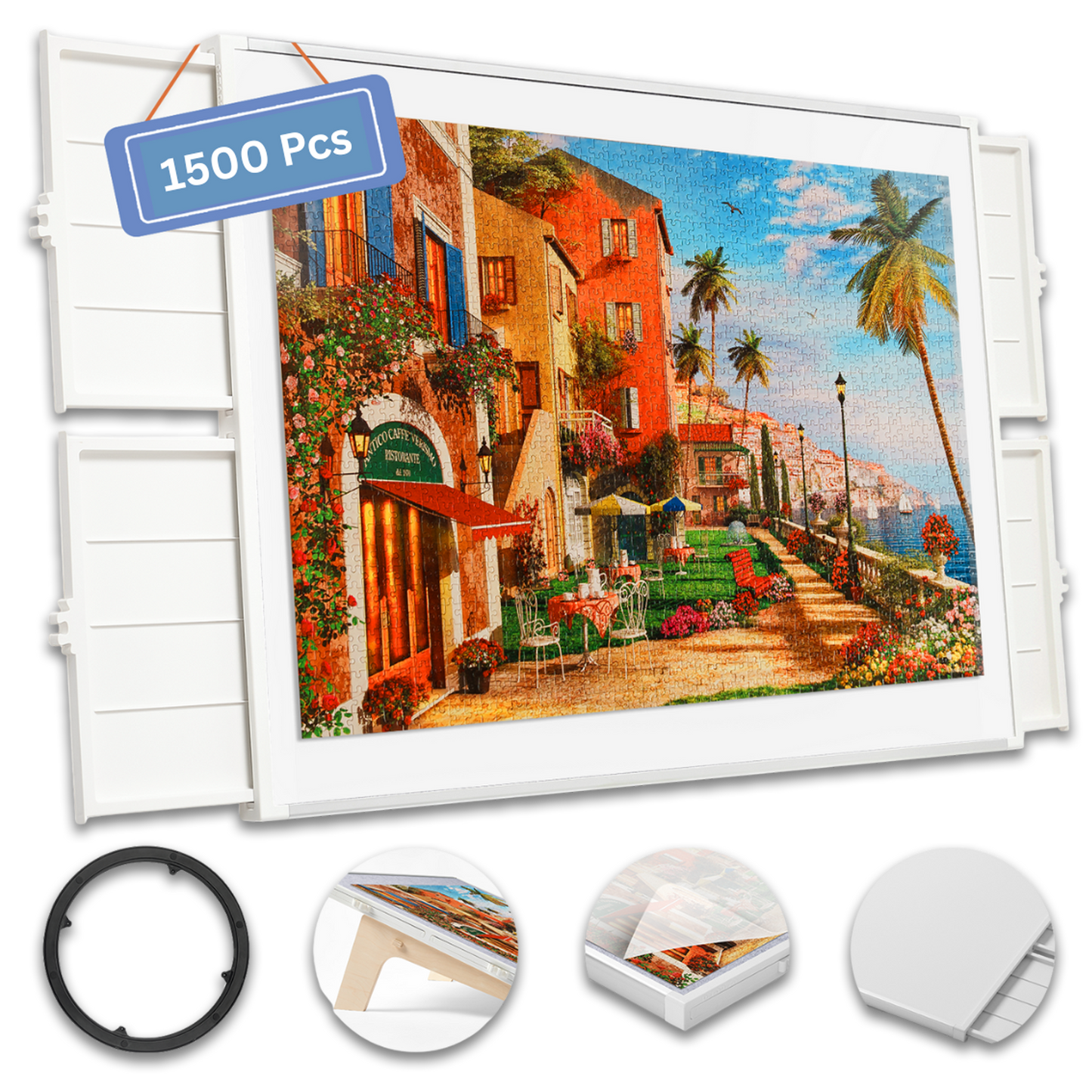 Puzzle Board – Portable Board for Puzzles, Lego Building & Gift Giving
