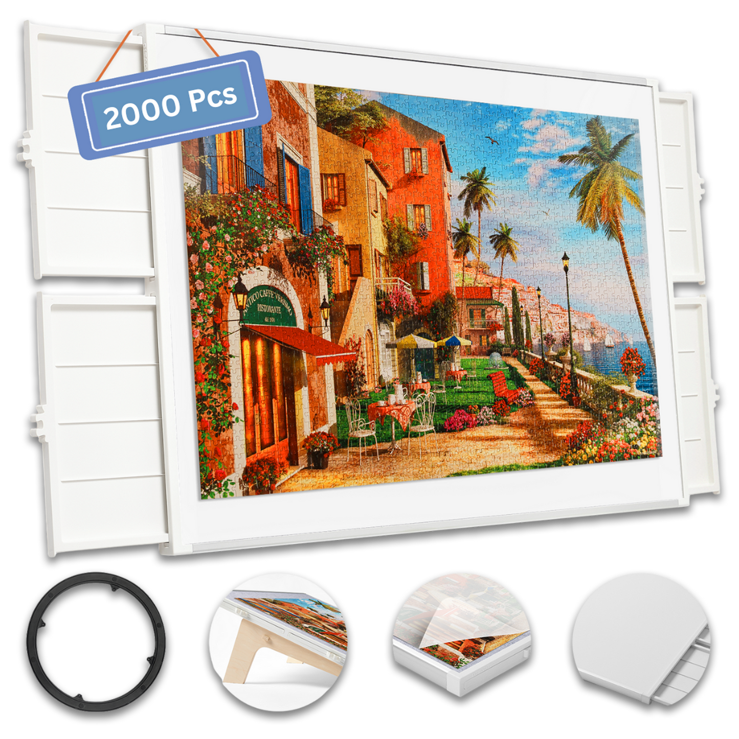 Puzzle Board – Portable Board for Puzzles, Lego Building & Gift Giving