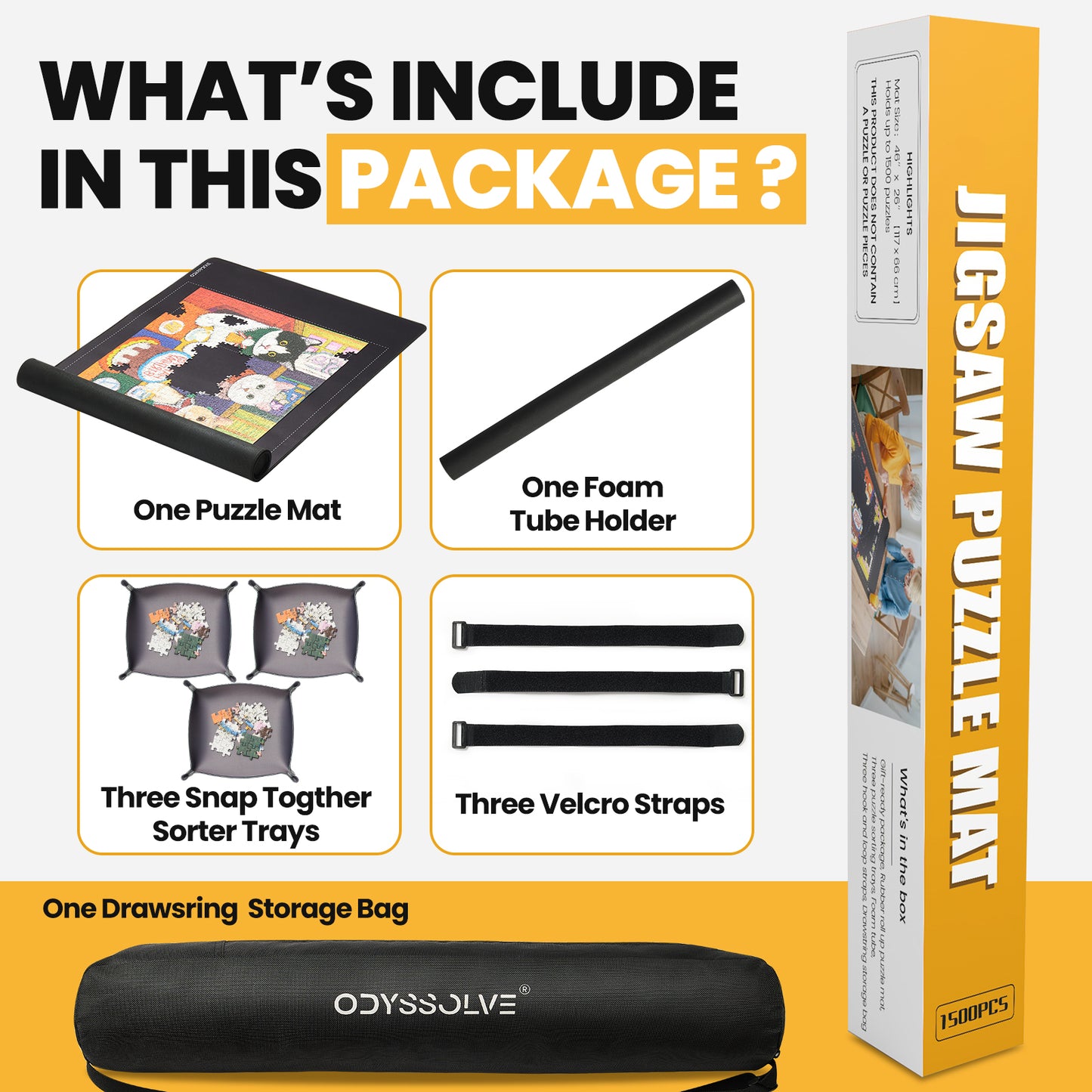 Portable Puzzle Mat - Portable Mat for Puzzles, Lego Building & Gift Giving